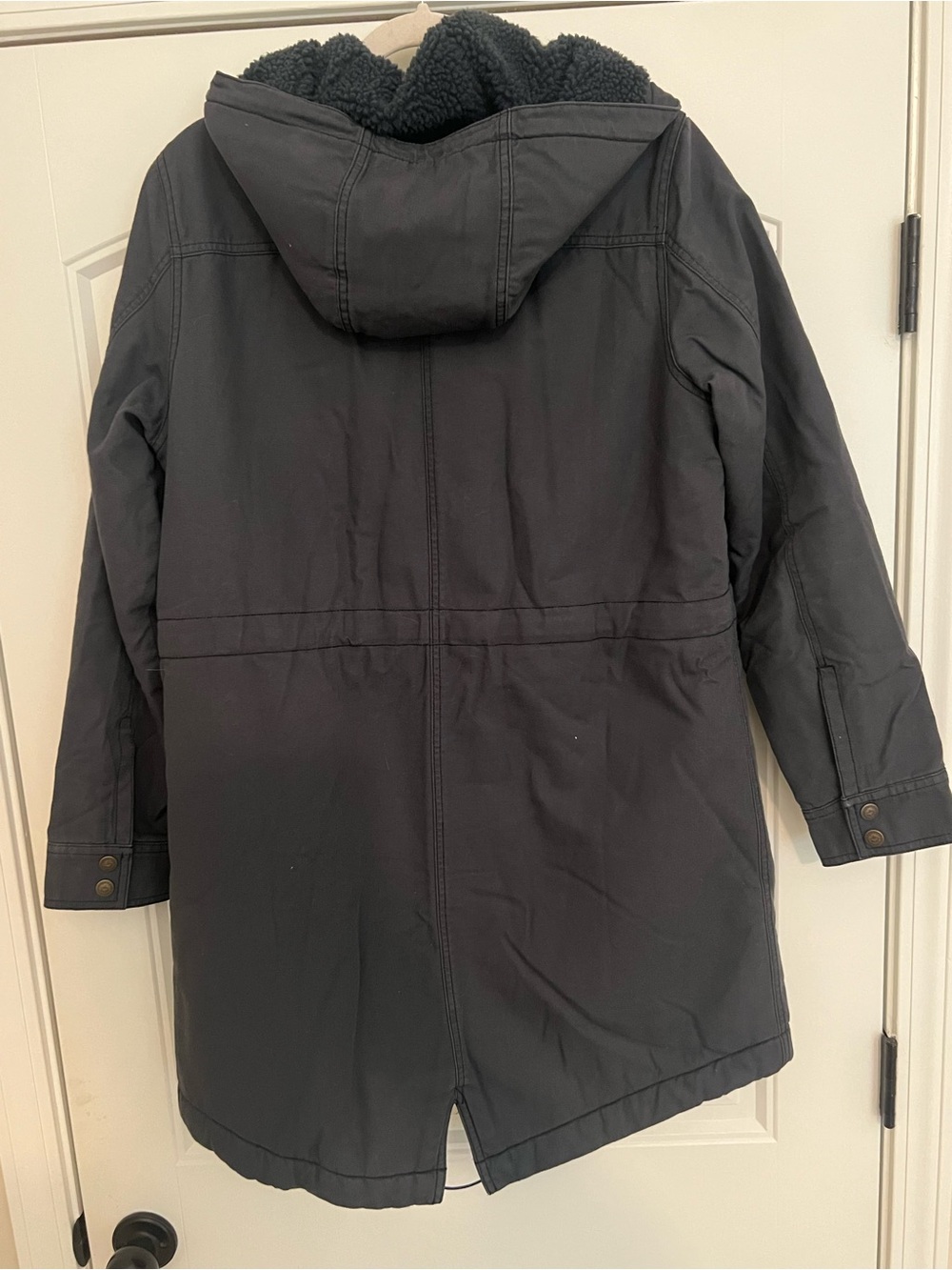 Patagonia Women’s Prarie Dawn Insulated Fleece-Lined Parka Smolder Blue Medium - Picture 3 of 9
